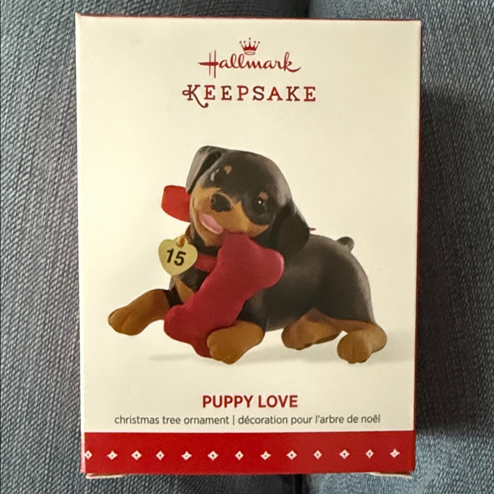 Hallmark Keepsake Puppy Love Ornament